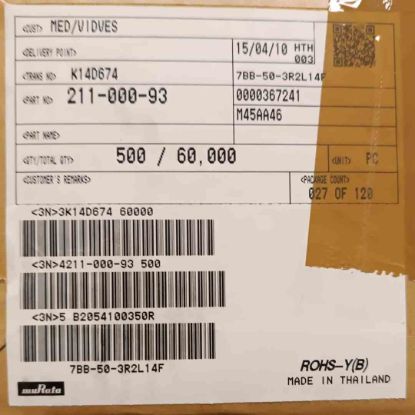 7BB-50-3R2L14F 50mm MURATA Buzer DİSPLAY resmi