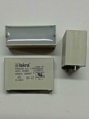 KNM2228 2MF 400V ISKRA POLYESTER KONDANSATÖR resmi