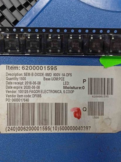 DF08S 1A 800V SMD FAGOR KÖPRÜ DİYOT resmi
