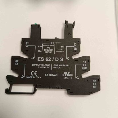 ES62/DS 300V 6A SLİM RÖLE SOKETİ SHC SOKET RÖLE resmi