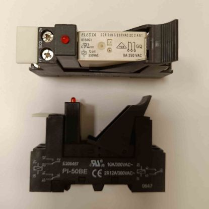 SGR 230 GFM 230VAC  8A 2C 8PIN ELESTA SOKET RÖLE resmi