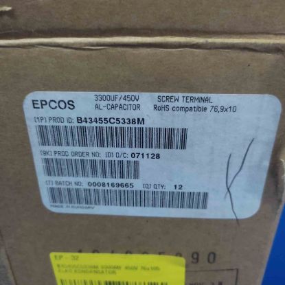 B43455C5338M 3300MF 450V 76x105 ELKO KONDANSATÖR resmi