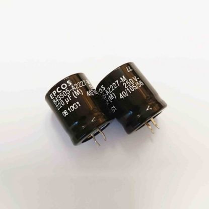 B43505A2227M 220MF 250V 25x30 105 EPCOS ELKO KONDANSATÖR resmi