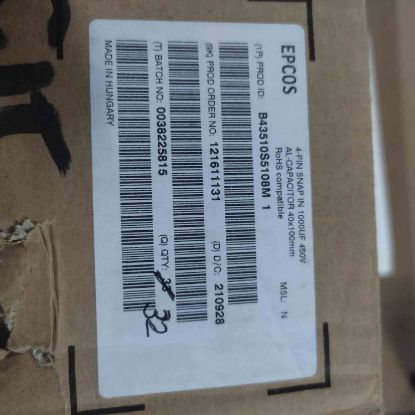B43510S5108M1 1000MF 400V 4PIN ELKO KONDANSATÖR resmi