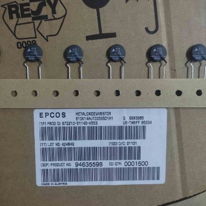 B72210S1140K553 14VAC 10mm EPCOS VARİSTÖR resmi