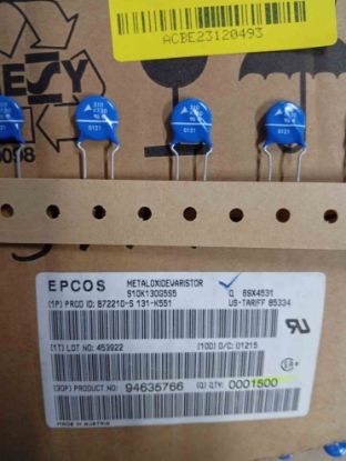 B72210-S131-K551 130VDC 10mm EPCOS VARİSTÖR resmi
