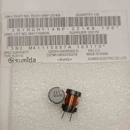 RCH114NP-221KB 220UH 1.2A KONDANSATÖR TİPİ BOBİN resmi