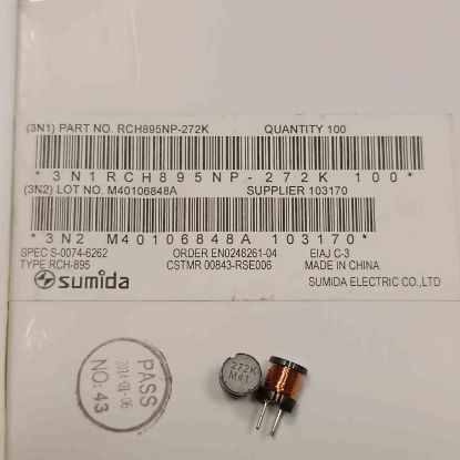RCH895NP-272K 2.7mH 0.17A KONDANSATÖR TİPİ BOBİN resmi