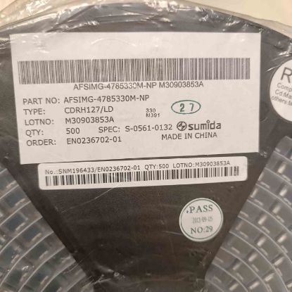 CDRH127/LDNP-330MC 33uH 3.9A 12.3x12.3x8 SUMIDA SMD BOBİN resmi