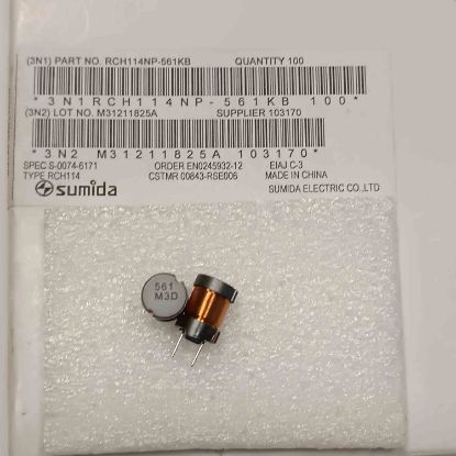 RCH114NP-561KB 560uH 0,75A KONDANSATÖR TİPİ BOBİN resmi