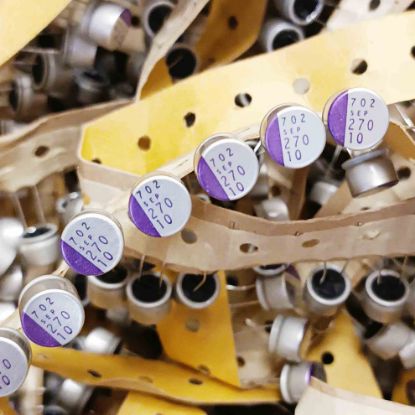 270MF 10V 7x10 ELKO KONDANSATÖR resmi