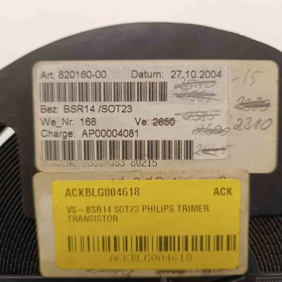 VS-BSR14 SOT23 PHILIPS TRİMER TRANSİSTÖR resmi