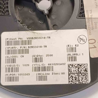 BZM55C18 18V Micro Melf SOD-323 VISHAY ZENER DİYOT resmi