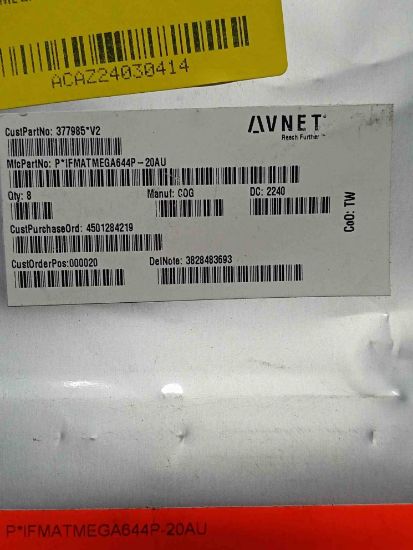 ATMEGA644P-20AU ATMEL resmi