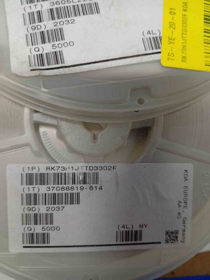 RK73H1JTTD3302F KOA 20 resmi