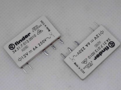 34.51.7.012.0010 12V 6A 1C 5PIN FINDER GÜÇ RÖLE resmi