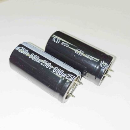 680MF 250V 25x50 ELKO KONDANSATÖR resmi