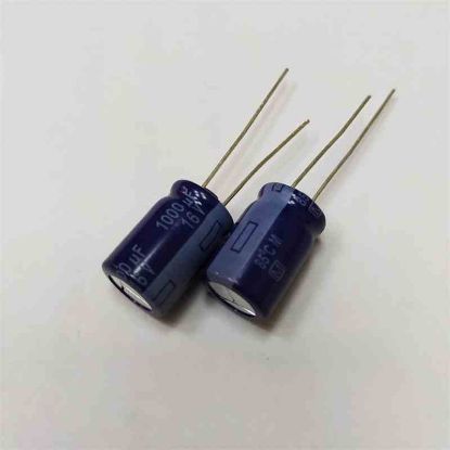 1000MF 16V 10x15 MOTOROLA ELKO KONDANSATÖR resmi