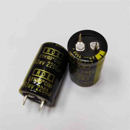 2200MF 63V 22x35 ROE ELKO KONDANSATÖR resmi