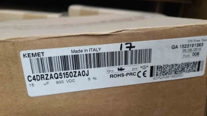 C4DRZAQ5150ZA0J 15MF 900V 0.05 | KEMET POLYESTER KONDANSATÖR resmi