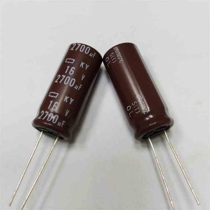 KY16VB2700M 2700MF 16V 12.5x30 105 NİPPON ELKO KONDANSATÖR resmi