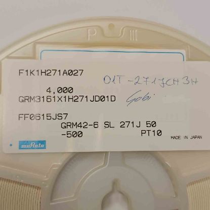 GRM42-6SL271J50 270PF 50V 1206 MURATA SMD SERAMİK KONDANSATÖR resmi