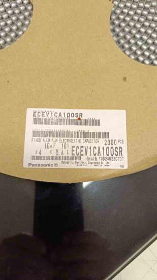 ECEV1CA100SR 10MF 16V 4x5.4 PANASONIC SMD KONDANSATÖR resmi