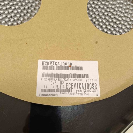 ECEV1CA100SR 10MF 16V 4x5.4 PANASONIC SMD KONDANSATÖR resmi