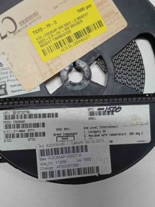 512-FDC654P 30V SSOT-6 MOSFET SSOT-6 P-CH -30V MOUSER MOSFET TRANSİSTÖR resmi