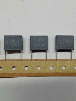 CB25474K2T60A301 470NF 520VDC 15mm TRİMER KONDANSATÖR resmi