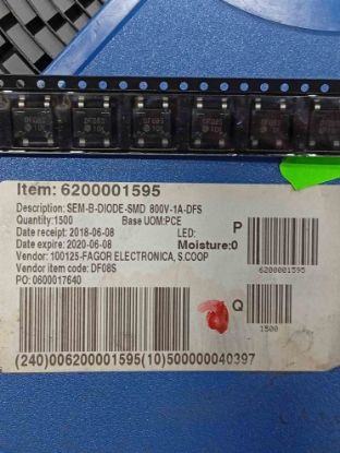 DF08S 1A 800V SMD FAGOR KÖPRÜ DİYOT resmi