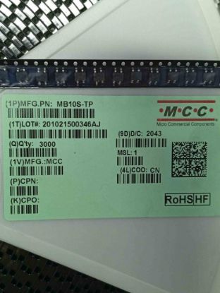 MB10S-TP 0.5A SMD KÖPRÜ DİYOT resmi