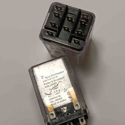 KUL-11D15D-24 24VDC 10A DPDT 10PIN TYCO GÜÇ RÖLE resmi