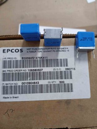B32592S1475K411 4700UF 100V KONDANSATÖR resmi
