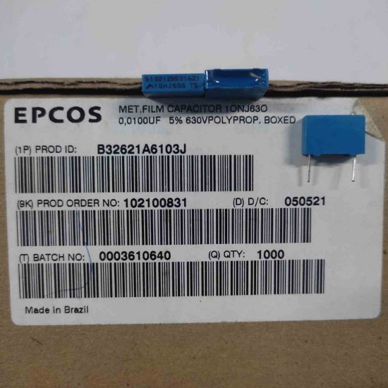 B32621A6103J 10NF 630V 10mm POLYESTER KONDANSATÖR resmi