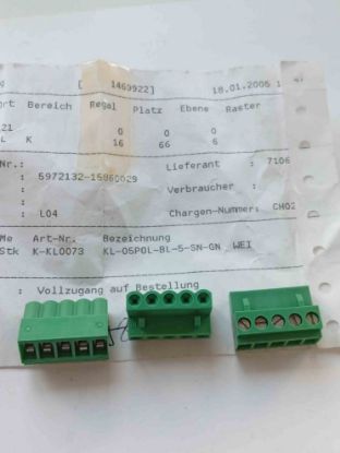 BL5SN-GN-KL-05POL KLEMENS 5 Lİ resmi