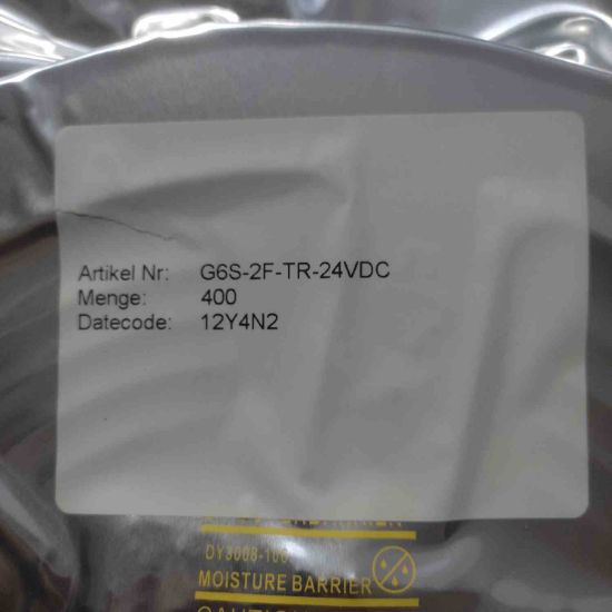 G6S-2F-TR-24VDC  24V 1A SMD OMRON RÖLE resmi
