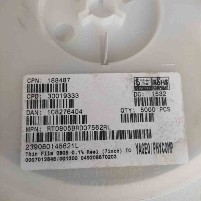 RT0805BRD07562RL resmi