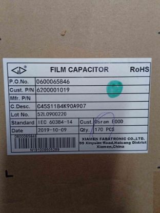 C45S1184K90A907 MKP65 184K resmi