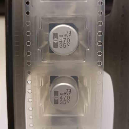 EMVY350ARA471MKE0S 470MF 35V 12.5x13.5 NİPPON SMD KONDANSATÖR resmi
