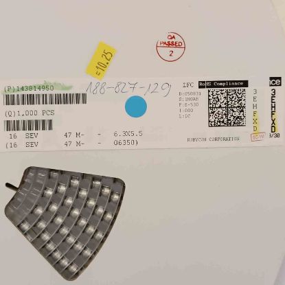 16SEV47M 47MF 16V 6.3x5.4 RUBYCON SMD KONDANSATÖR resmi