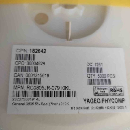 RC0805JR-07910KL resmi