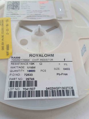 0402WGF1302TCE 13K %1 402 SMD DİRENÇ resmi