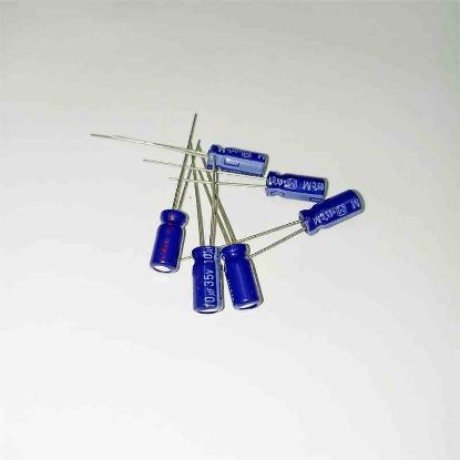 10MF 35V 5x11 85 MOTOROLA ELKO KONDANSATÖR resmi