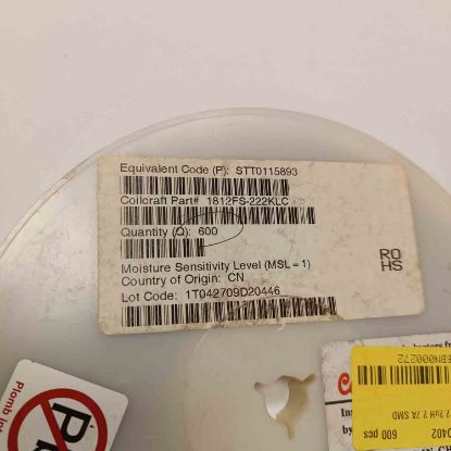 1812FS-222KLC 2.2uH 2.7A SMD BOBİN resmi