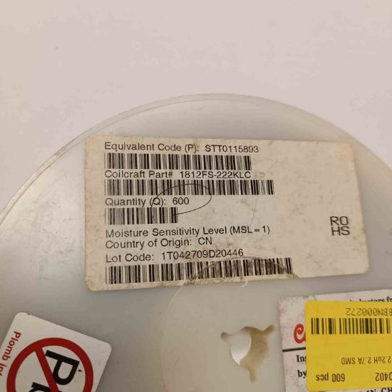 1812FS-222KLC 2.2uH 2.7A SMD BOBİN resmi