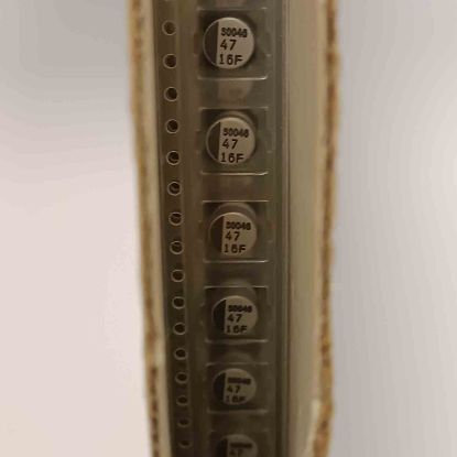 RC1C476M6L005VR180 47MF 16V 6.3x5 SAMWHA SMD KONDANSATÖR resmi