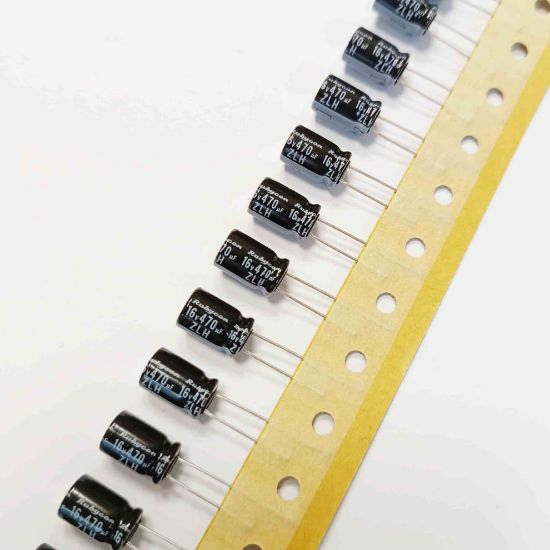 16ZLH470MEFCT 470MF 16V 8x11 105 RUBYCON ELKO KONDANSATÖR resmi