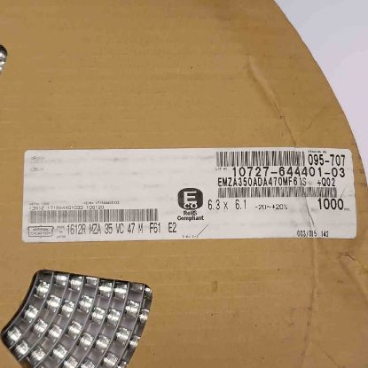 1612RMZA35V47M 47MF 35V 6.3x6.1 SMD KONDANSATÖR resmi