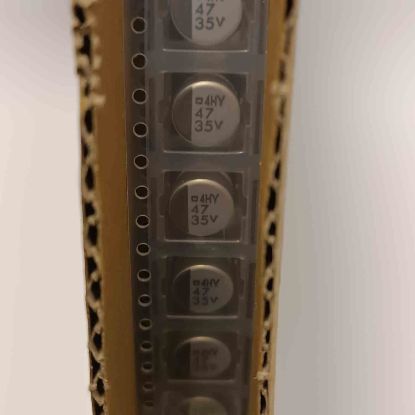 1612RMVY35VC47M 47MF 35V 8x6 NIPPON SMD KONDANSATÖR resmi